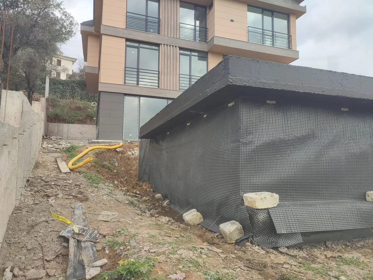 Perde duvar soğuk derz detay çalışması