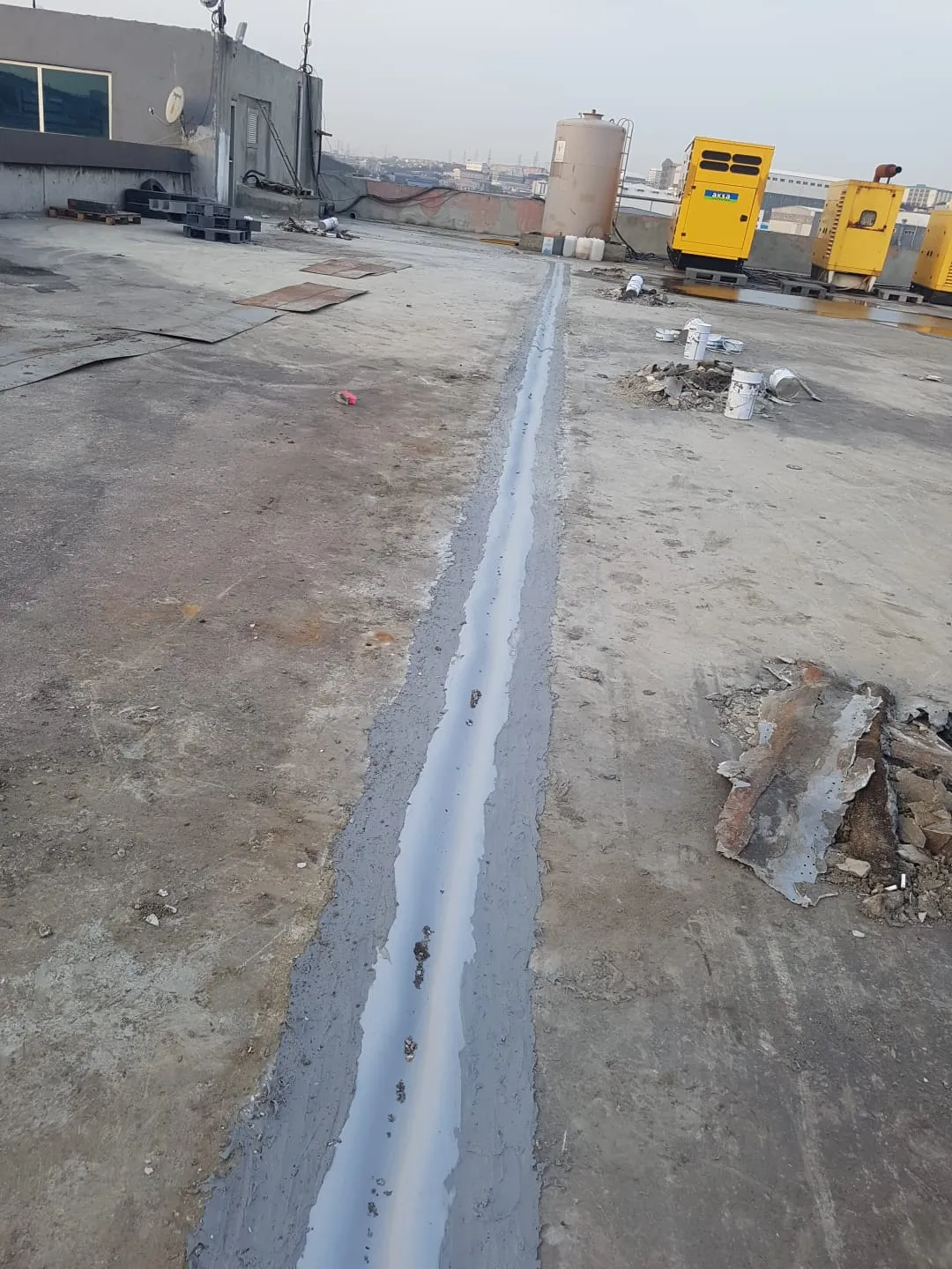 Esnek poliüretan enjeksiyon uygulaması