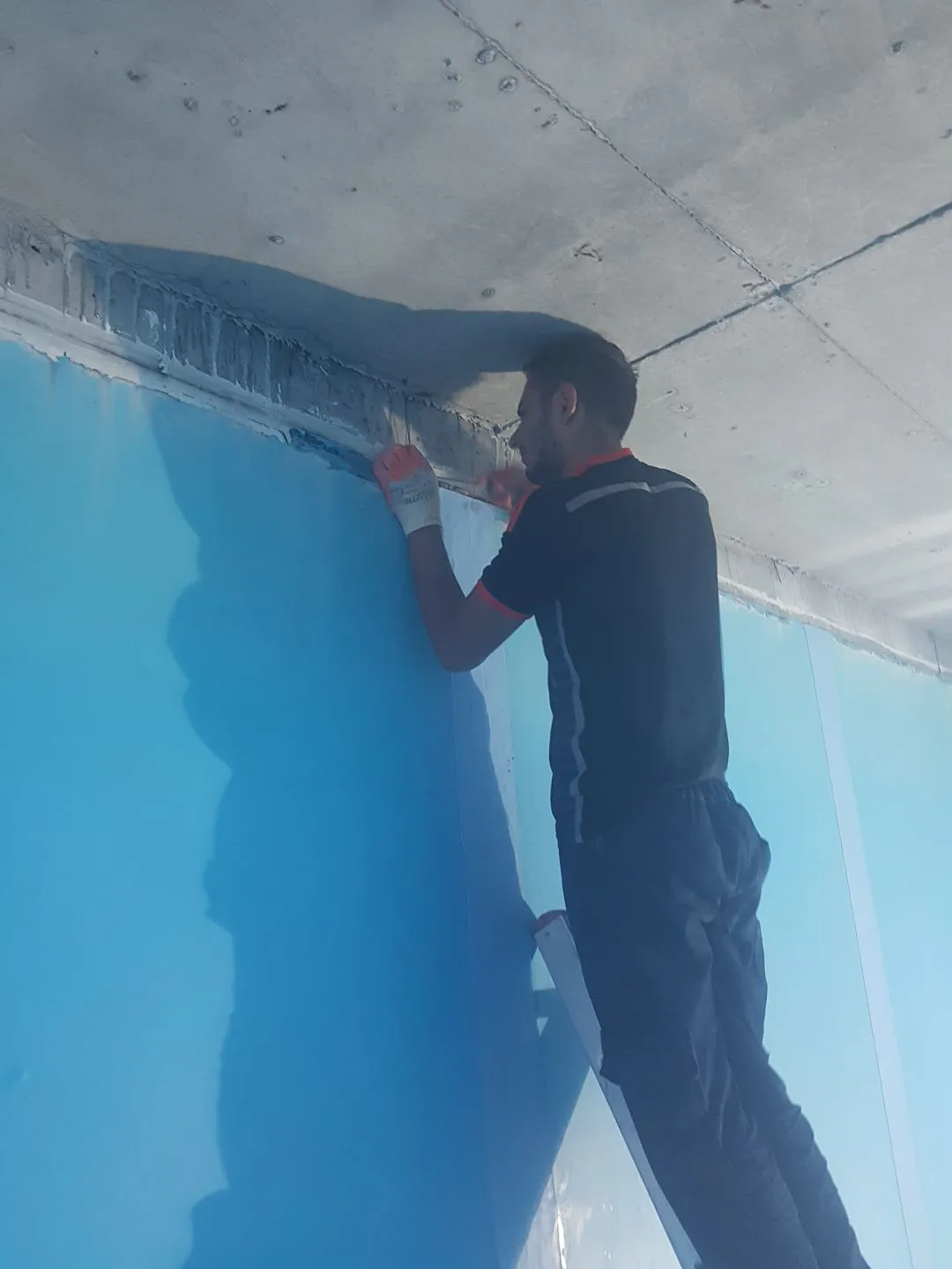 Epoksi kaplama uygulaması detay görüntüsü