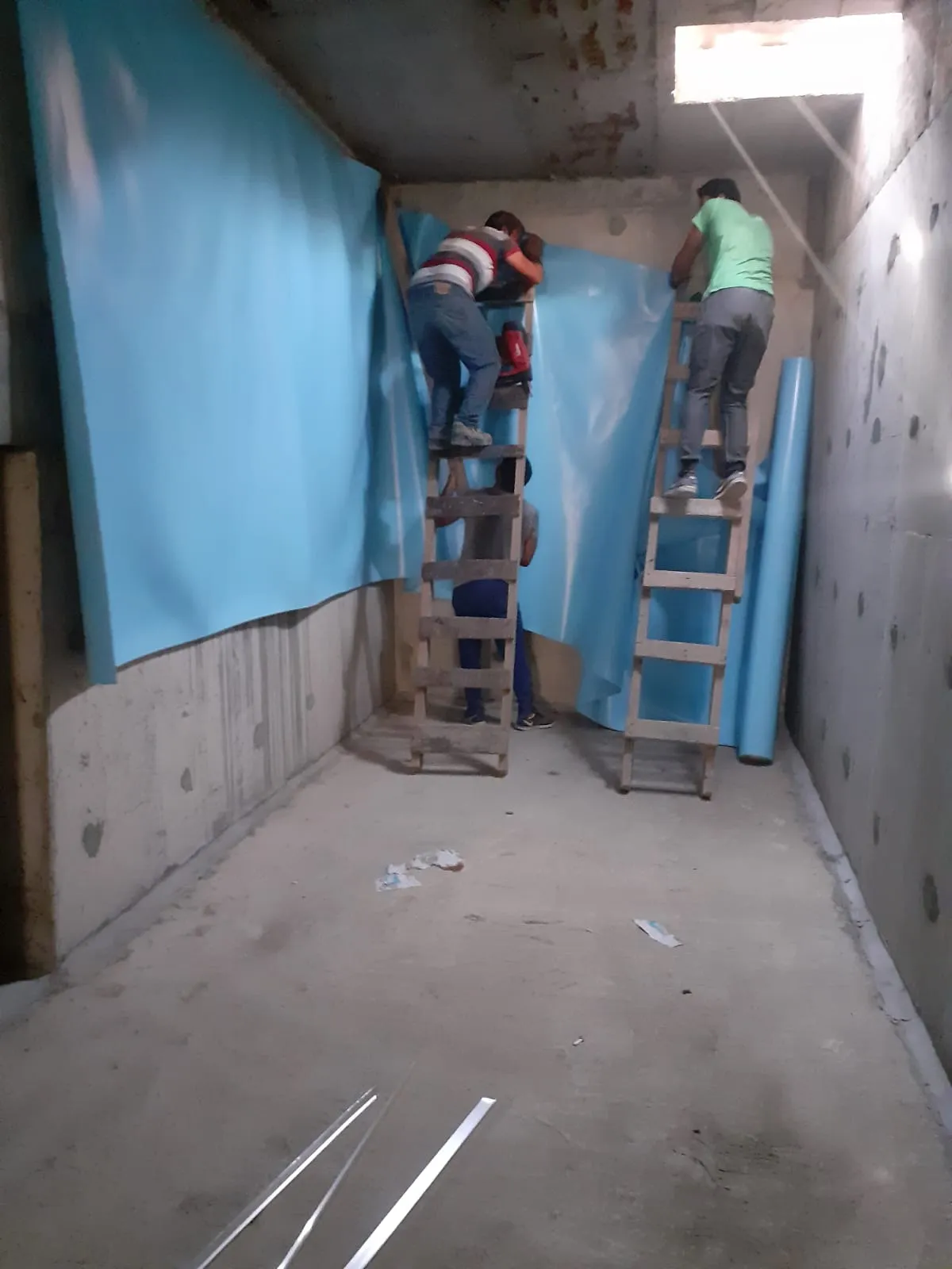 Su deposu su yalıtımı ikinci kat uygulama