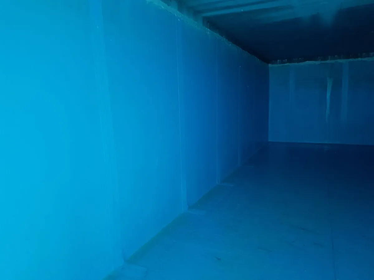 Su deposu su yalıtımı tamamlanmış genel görünüm